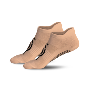 Calcetín antideslizante - Tobillo - Damasco