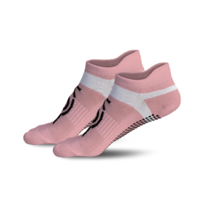Calcetín antideslizante - Tobillo - Rosado