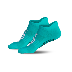 Calcetín antideslizante - Tobillo - Turquesa