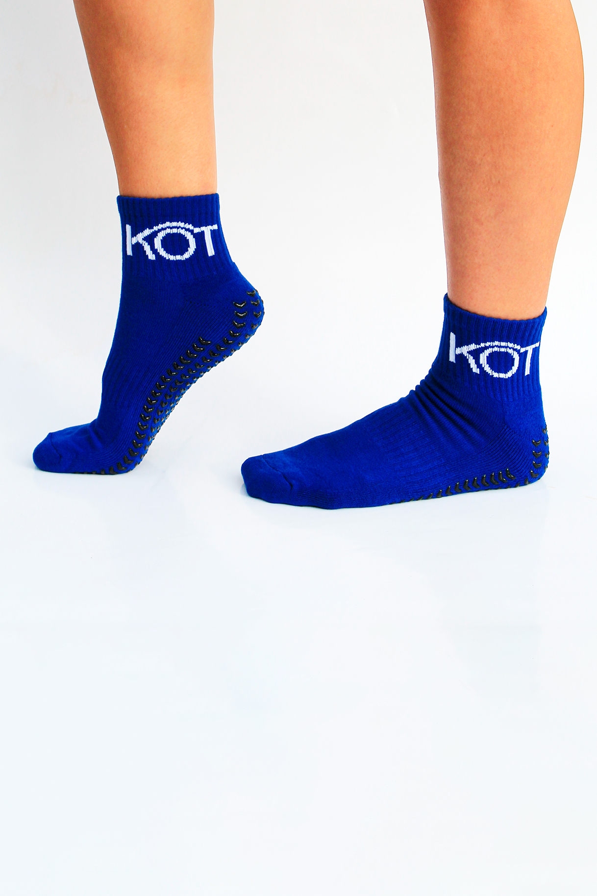 Calcetín antideslizante - Media caña - Azul - Imagen 4