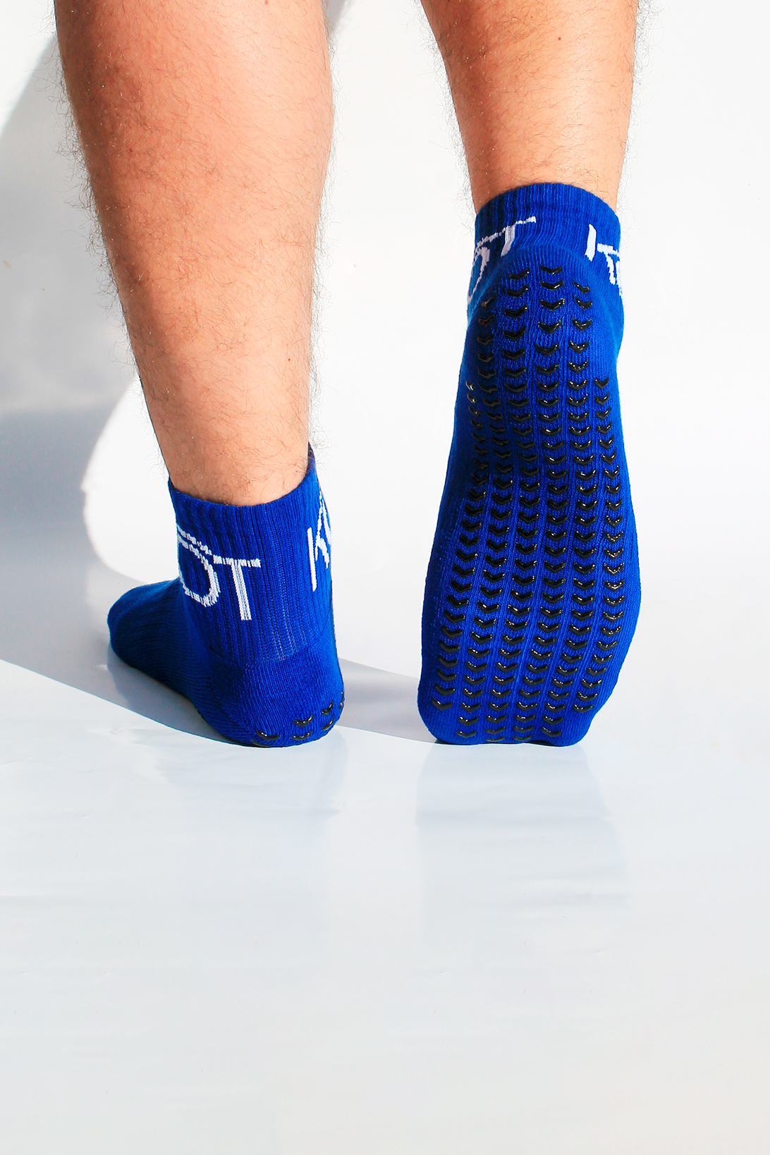 Calcetín antideslizante - Media caña - Azul - Imagen 3