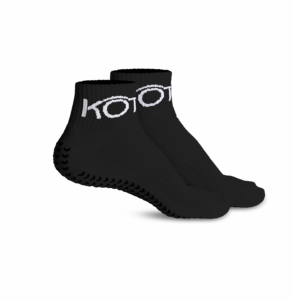 Calcetín antideslizante - Media caña - Negro